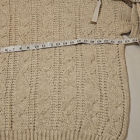 Royal faks made in Italy cable knit sweater size large - Picture 4 of 8